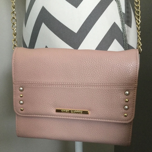 Steve Madden Handbags - Blush Steve Madden BMarcie Pearls Crossbody